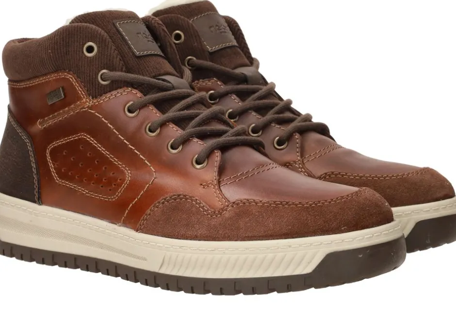 Rieker Veterboots Bruin Heren|Heren Boots