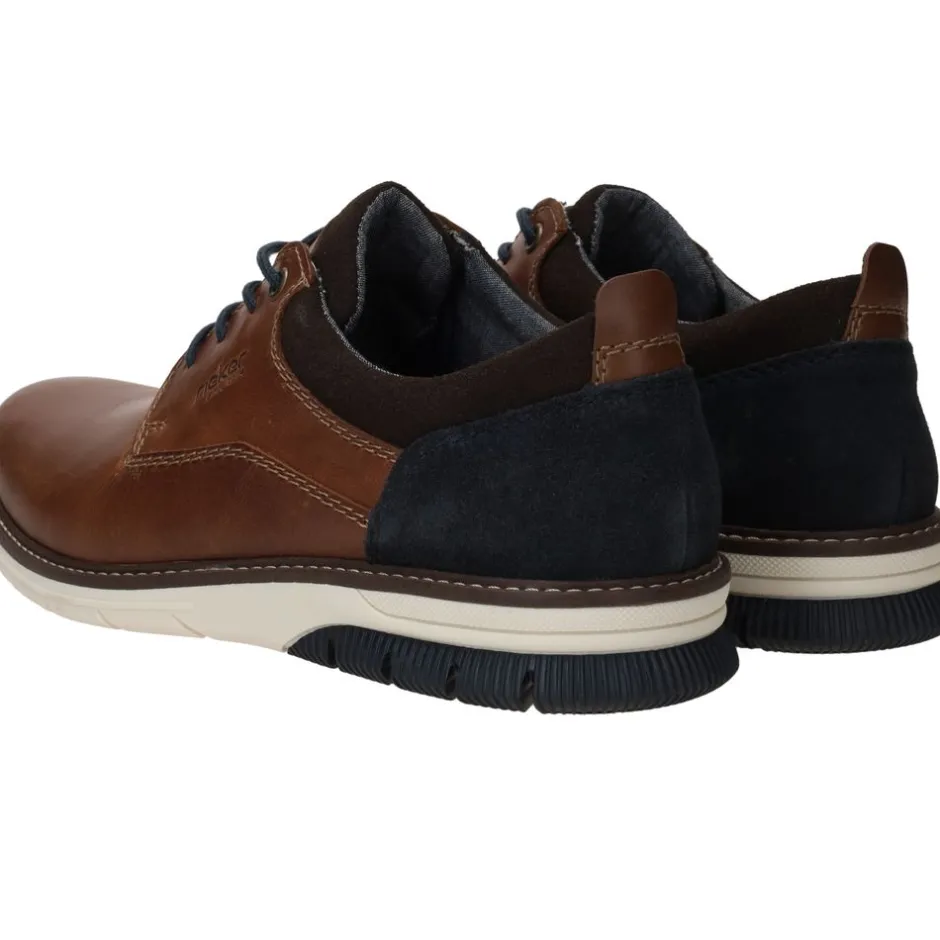 Rieker Veterschoenen Bruin Heren|Heren Veterschoenen|Comfort