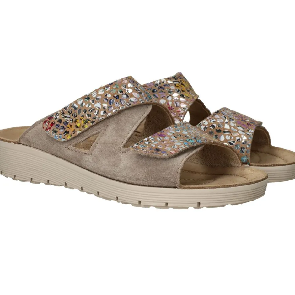 Rohde Slippers Bruin Dames|DAMES Slippers