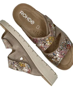 Rohde Slippers Bruin Dames|DAMES Slippers
