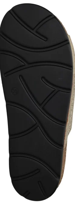 Rohde Slippers Goud Dames|DAMES Slippers