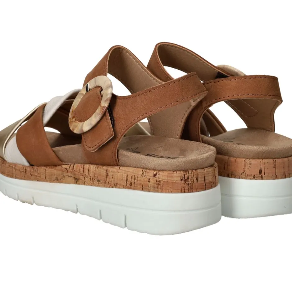 Sens Sandalen Bruin Dames|DAMES Sandalen|Comfort