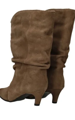 Shoecolate Laarzen Taupe Dames|DAMES Laarzen