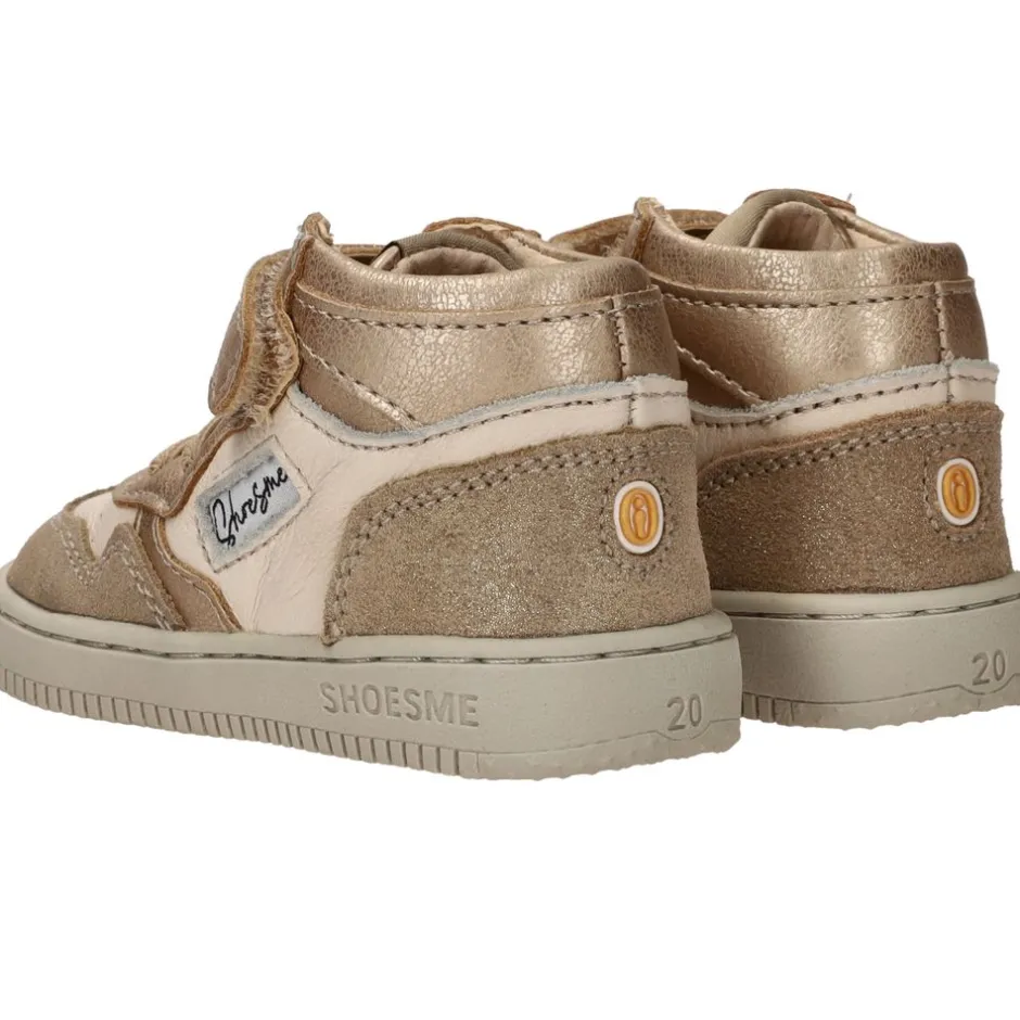 Shoesme Baby-Proof Sneakers Beige Meisjes| Baby|Sneakers