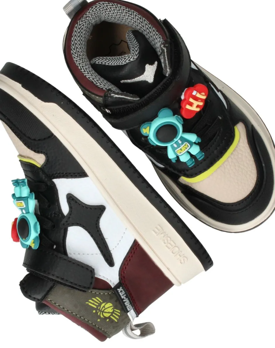 Shoesme New Outsole Sneakers Zwart Jongens| Sneakers