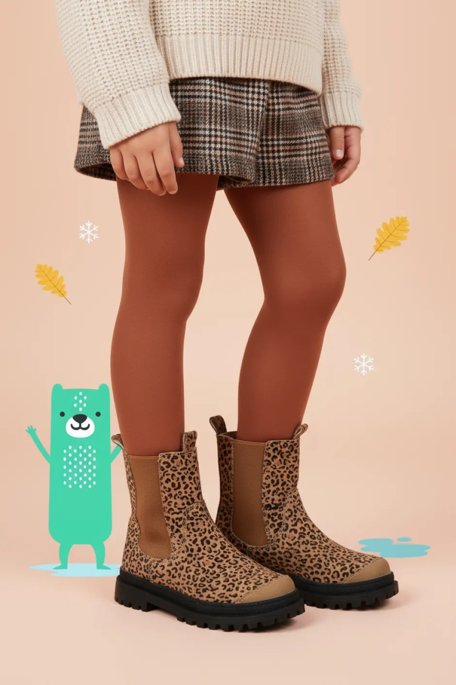 Shoesme New Tank Chelseaboots Bruin Meisjes| Boots