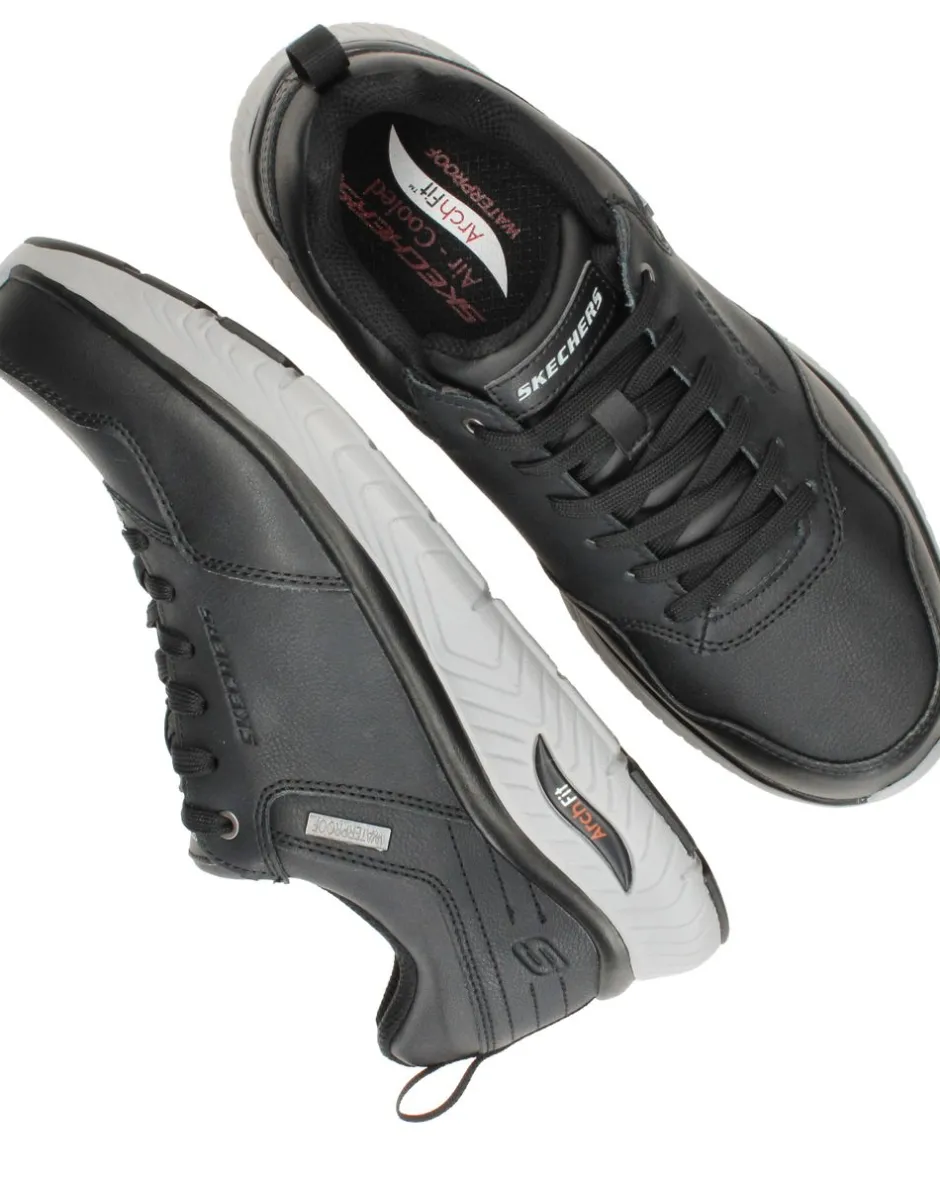 Skechers Arch Fit Crosser Waterproof Sneakers Heren|Heren Sneakers