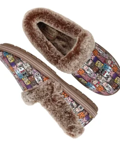 Skechers Bobs Too Cozy Chic Cat Pantoffels Dames|DAMES Pantoffels