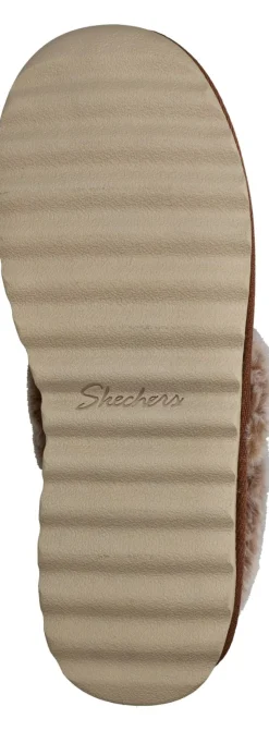 Skechers Cozy Up Pantoffels Bruin Dames|DAMES Pantoffels