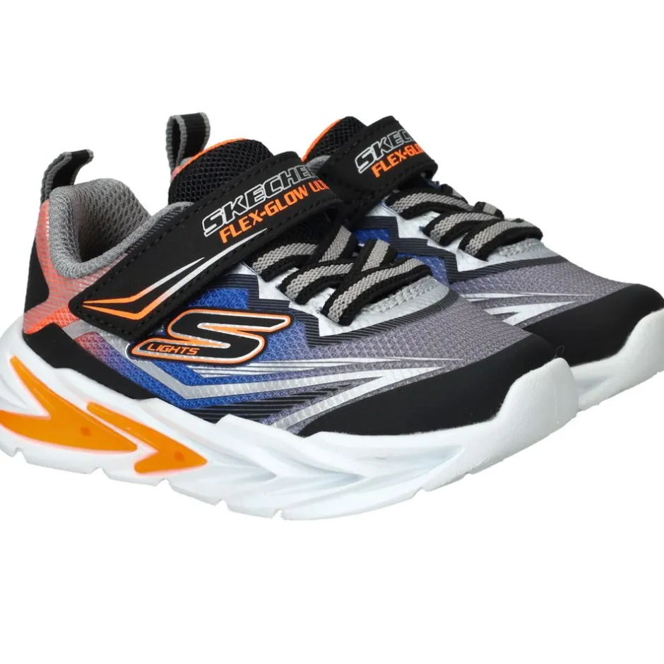 Skechers Flex Glow Ultra Sneakers Zwart Jongens| Sneakers