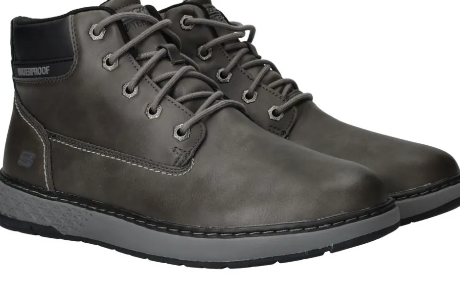 Skechers Garlan Deno Waterproof Veterboots Heren|Heren Boots