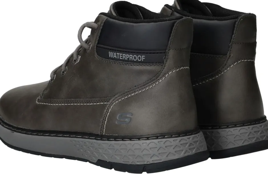 Skechers Garlan Deno Waterproof Veterboots Heren|Heren Boots