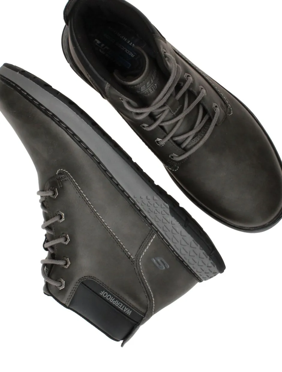 Skechers Garlan Deno Waterproof Veterboots Heren|Heren Boots