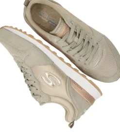 Skechers Goldn Gurl Sneakers Taupe Dames|DAMES Sneakers