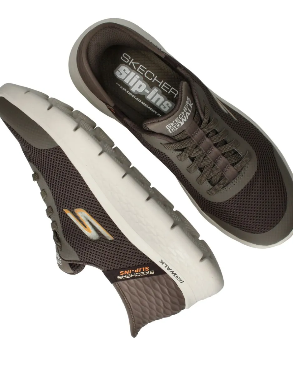 Skechers Hands Free Slip-ins Go Walk Flex Instappers Heren|Heren Instappers