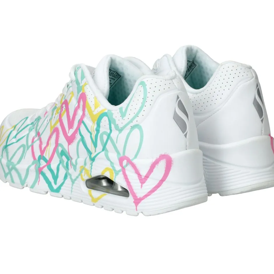 Skechers JGoldcrown Uno Changed Love Sneakers Multi Dames|DAMES Sneakers