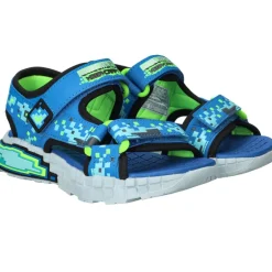 Skechers Mega Splash 4K Sandalen Blauw Jongens| Sandalen