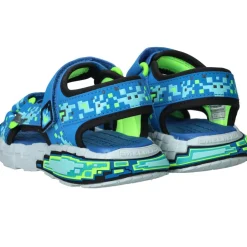 Skechers Mega Splash 4K Sandalen Blauw Jongens| Sandalen