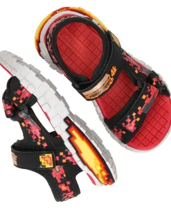 Skechers Mega Splash 4K Sandalen Rood Jongens| Sandalen