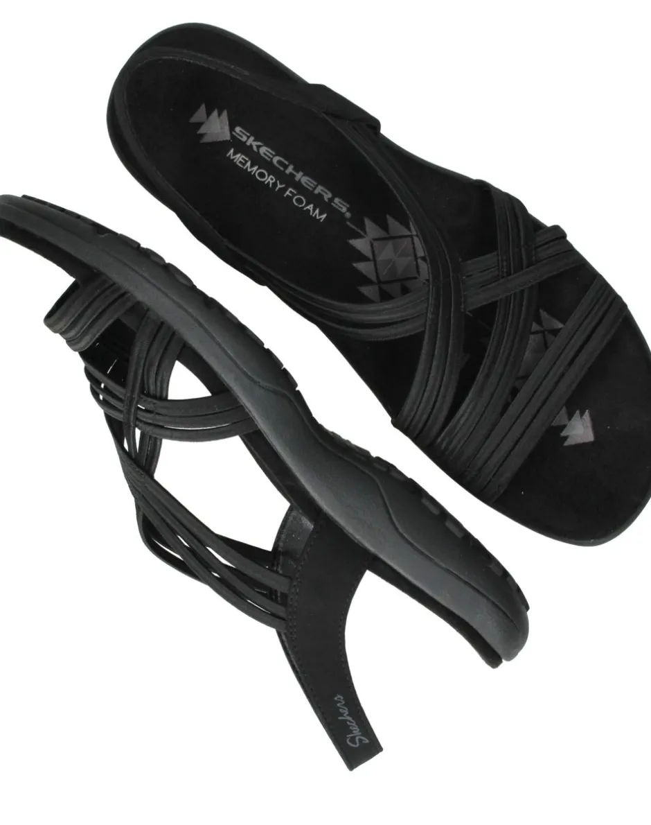 Skechers Reggae Slim Simply Stretch Sandalen Dames|DAMES Sandalen
