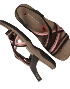 Skechers Reggae Slim Simply Stretch Sandalen Bruin Dames|DAMES Sandalen|Comfort