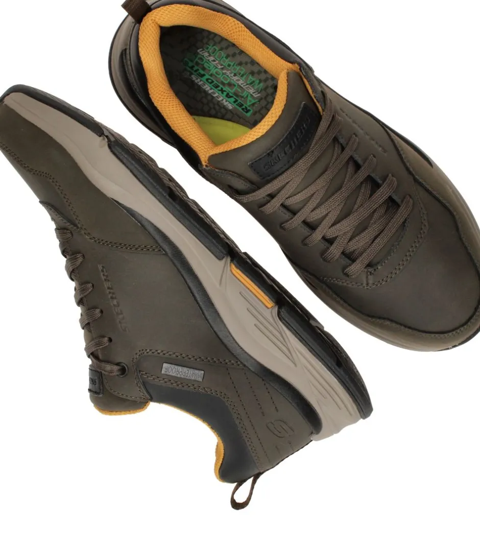 Skechers Relaxed Fit Benago Hombre Waterproof Wandelschoenen Heren|Heren Sneakers