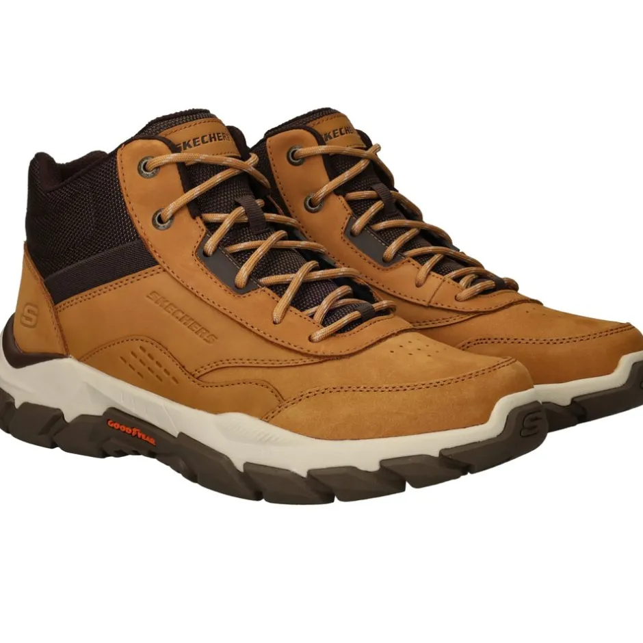 Skechers Santoro Hopkins Veterboots Heren|Heren Veterschoenen