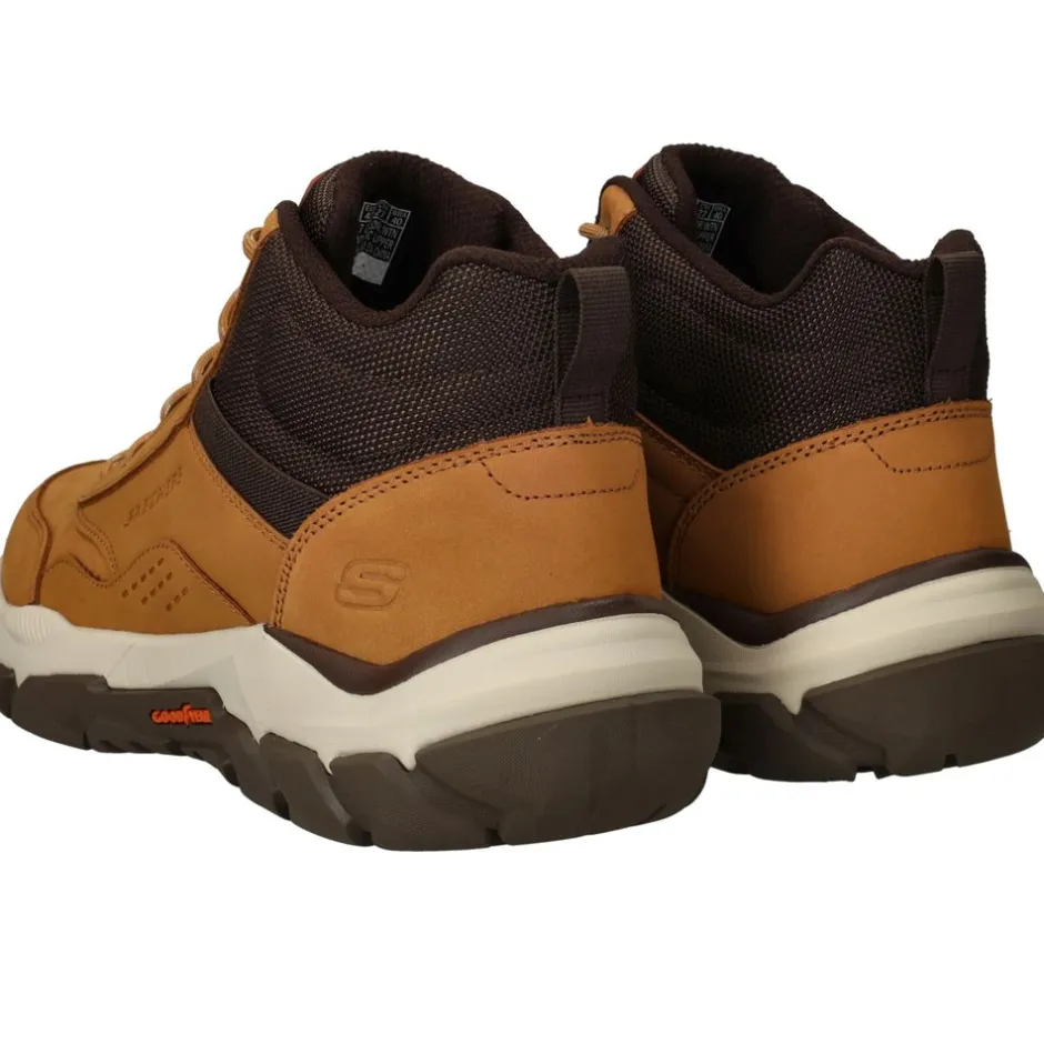 Skechers Santoro Hopkins Veterboots Heren|Heren Veterschoenen