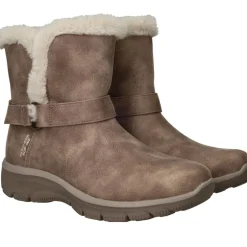 Skechers Slip-Ins Relaxed Fit Vegan Boots Beige Dames|DAMES Boots