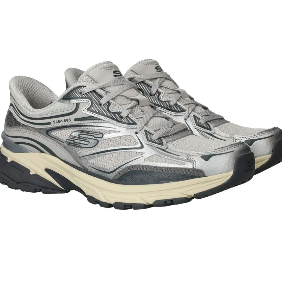 Skechers Stamina Sport Slip-Ins Sneakers Zilver Dames|DAMES Sneakers