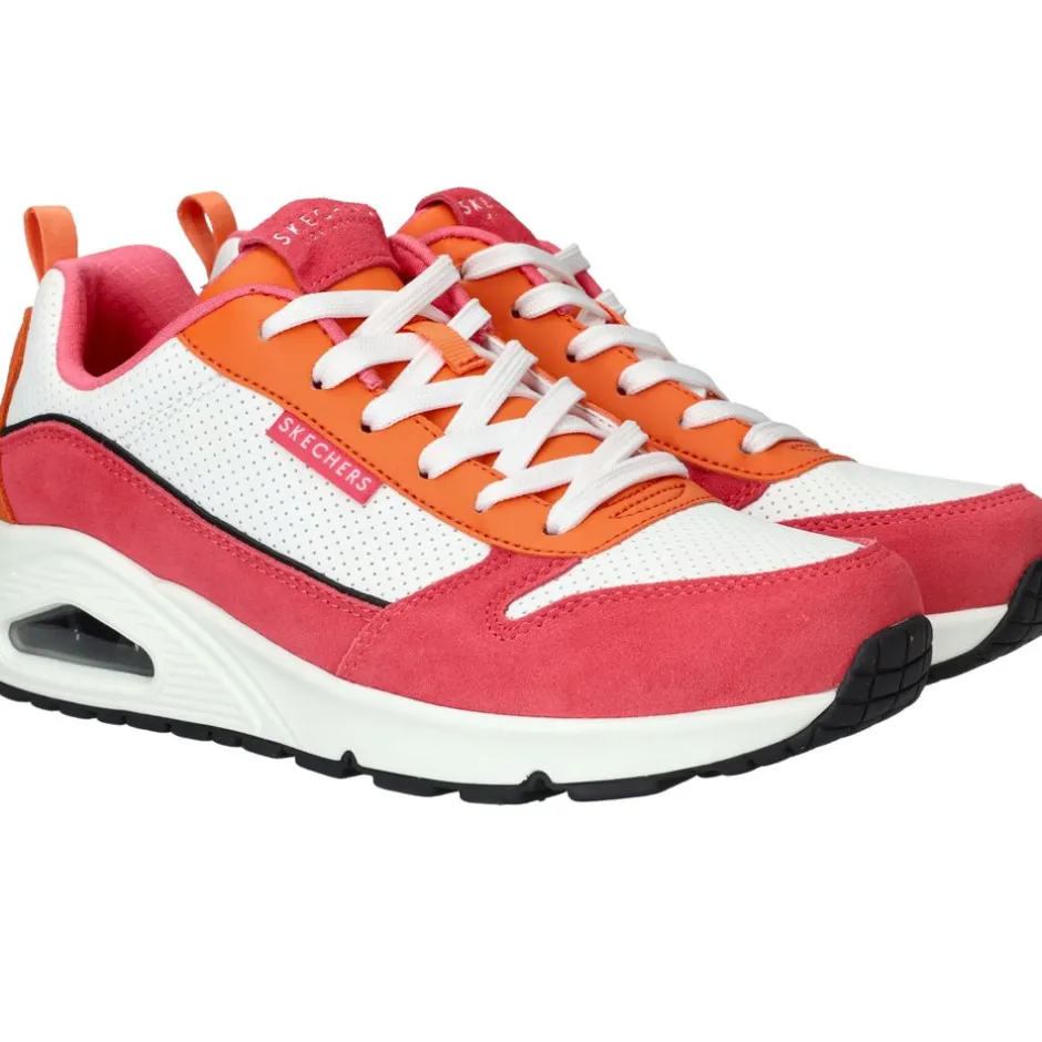 Skechers Uno 2 Much Fun Sneakers Roze Dames|DAMES Sneakers