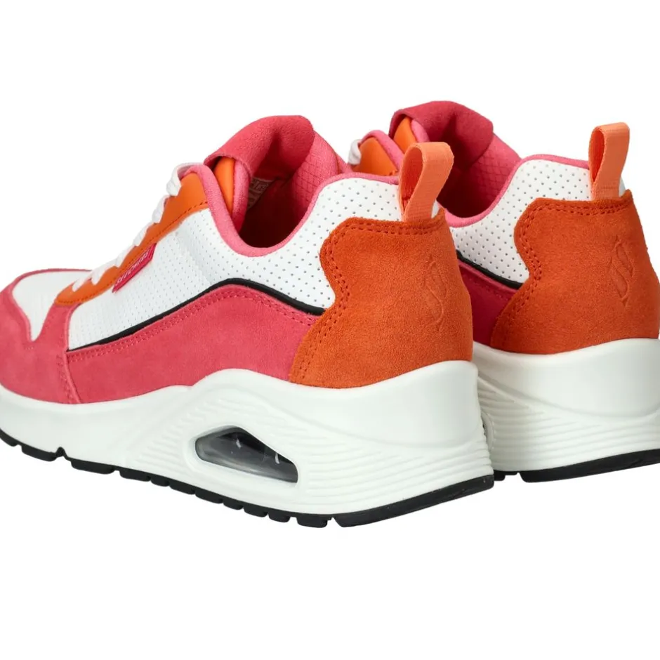 Skechers Uno 2 Much Fun Sneakers Roze Dames|DAMES Sneakers