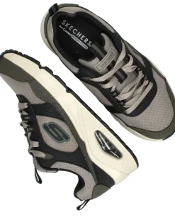 Skechers Uno Retro Groove Sneakers Grijs Jongens| Sneakers