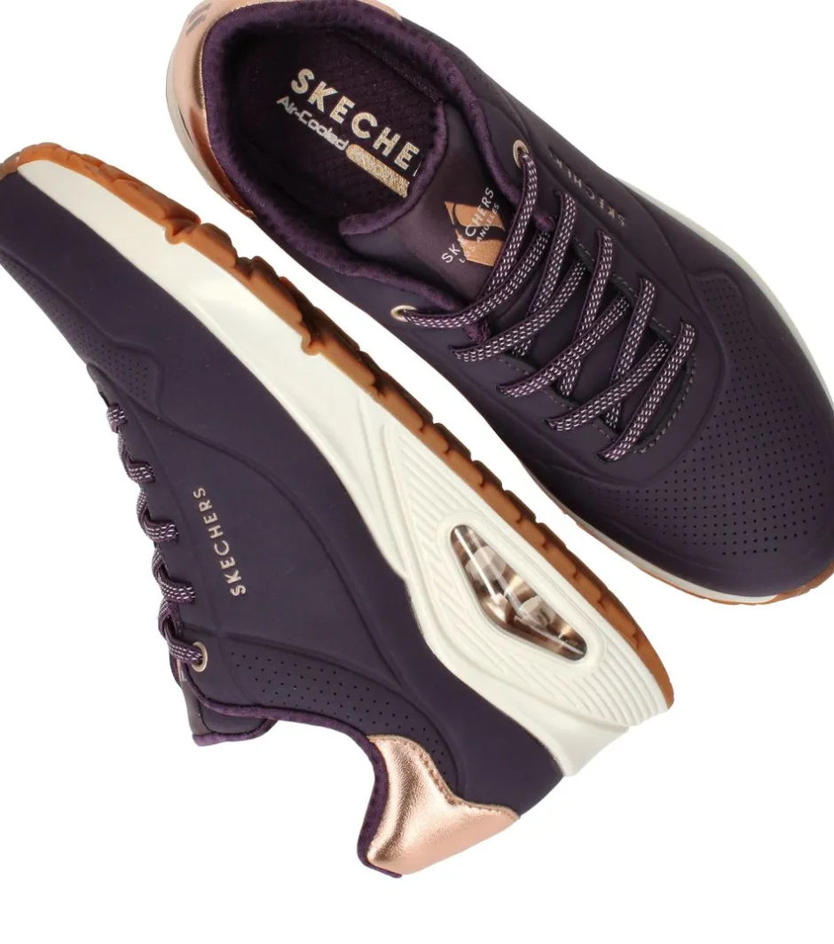 Skechers Uno Shimmer Away Sneakers Dames|DAMES Sneakers
