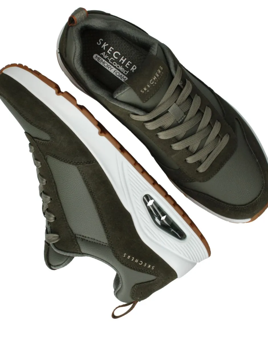 Skechers Uno Stacre Sneakers Heren|Heren Comfort|Sneakers