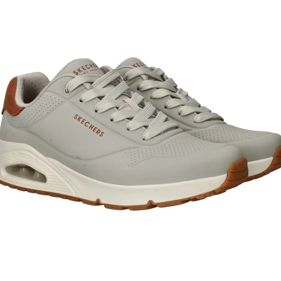 Skechers Uno Stand On Air Sneakers Beige Heren|Heren Sneakers