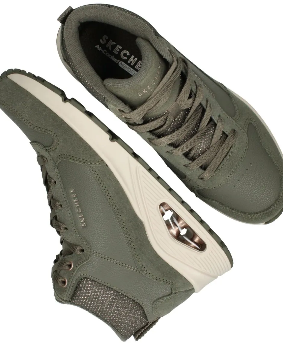 Skechers Uno Veterschoenen Dames|DAMES Veterschoenen|Sneakers