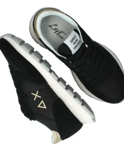 SUN68 Ally Gold Silver Sneakers Zilver Dames|DAMES Sneakers