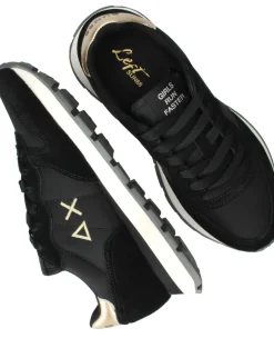 SUN68 Ally Gold Silver Sneakers Dames|DAMES Sneakers