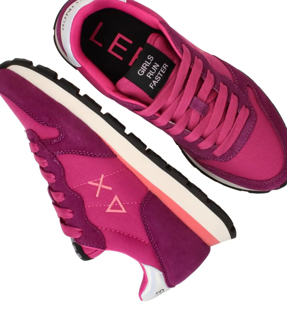 SUN68 Ally Solid Nylon Sneakers Dames|DAMES Sneakers