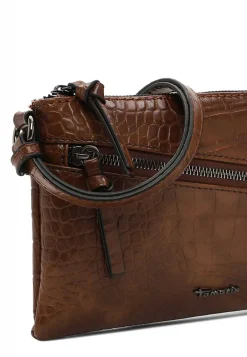 Tamaris Alessia Kroko Tas Cognac Dames|DAMES Tassen