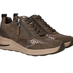 Tamaris comfort Sneakers Taupe Dames|DAMES Comfort|Sneakers
