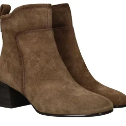 Tamaris Enkellaarsjes Cognac Dames|DAMES Hakken|Enkellaarsjes