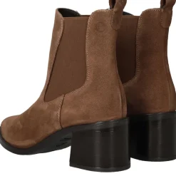 Tamaris Enkellaarsjes Cognac Dames|DAMES Hakken|Enkellaarsjes