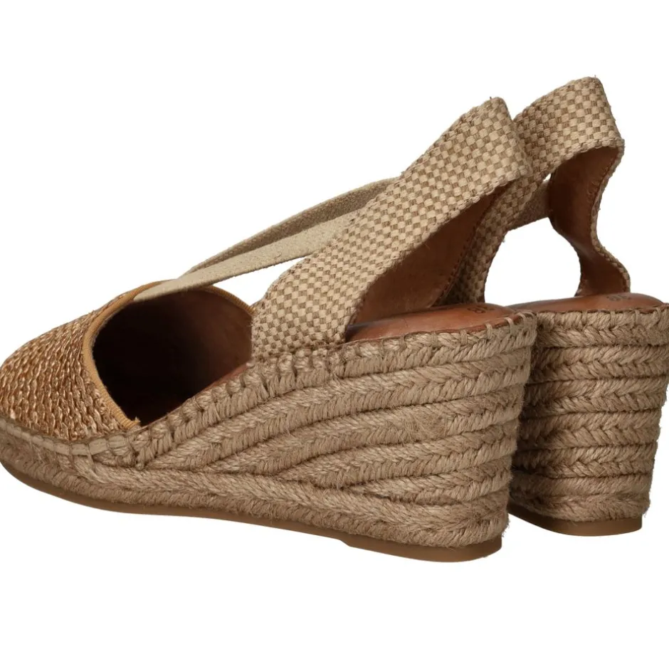 Tamaris Espadrilles Beige Dames|DAMES Sandalen|Hakken