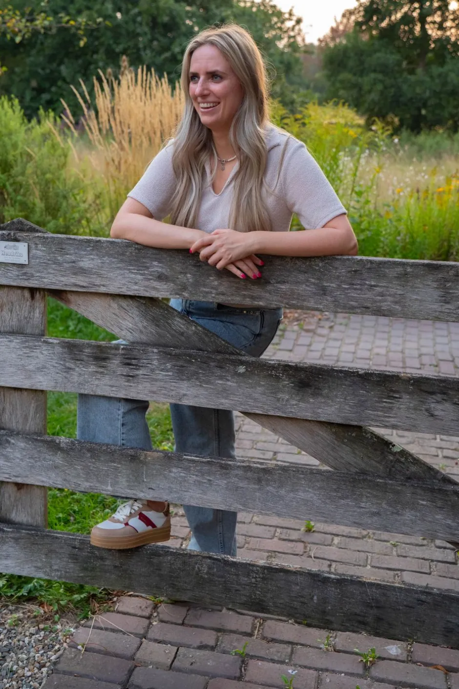 Tamaris Veterschoenen Beige Dames|DAMES Veterschoenen|Sneakers