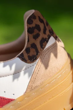 Tamaris Veterschoenen Beige Dames|DAMES Veterschoenen|Sneakers