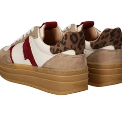 Tamaris Veterschoenen Beige Dames|DAMES Veterschoenen|Sneakers