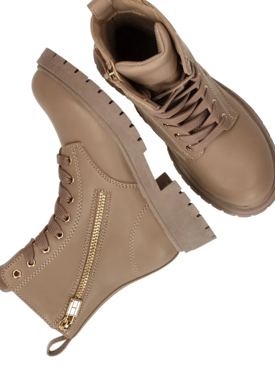 Tommy Hilfiger Ashlyn Boots Beige Meisjes| Boots