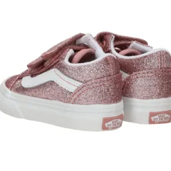 Vans Old Skool V Glitter Rose Gold Sneakers Meisjes| Sneakers